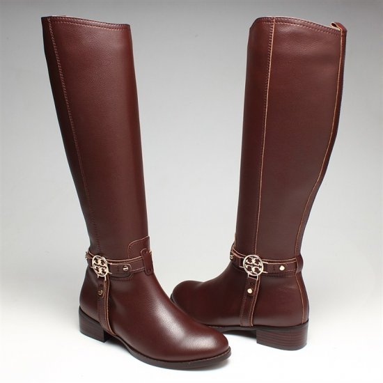 Women Amanda Fig Brown Riding Tory Burch Boot For Sale